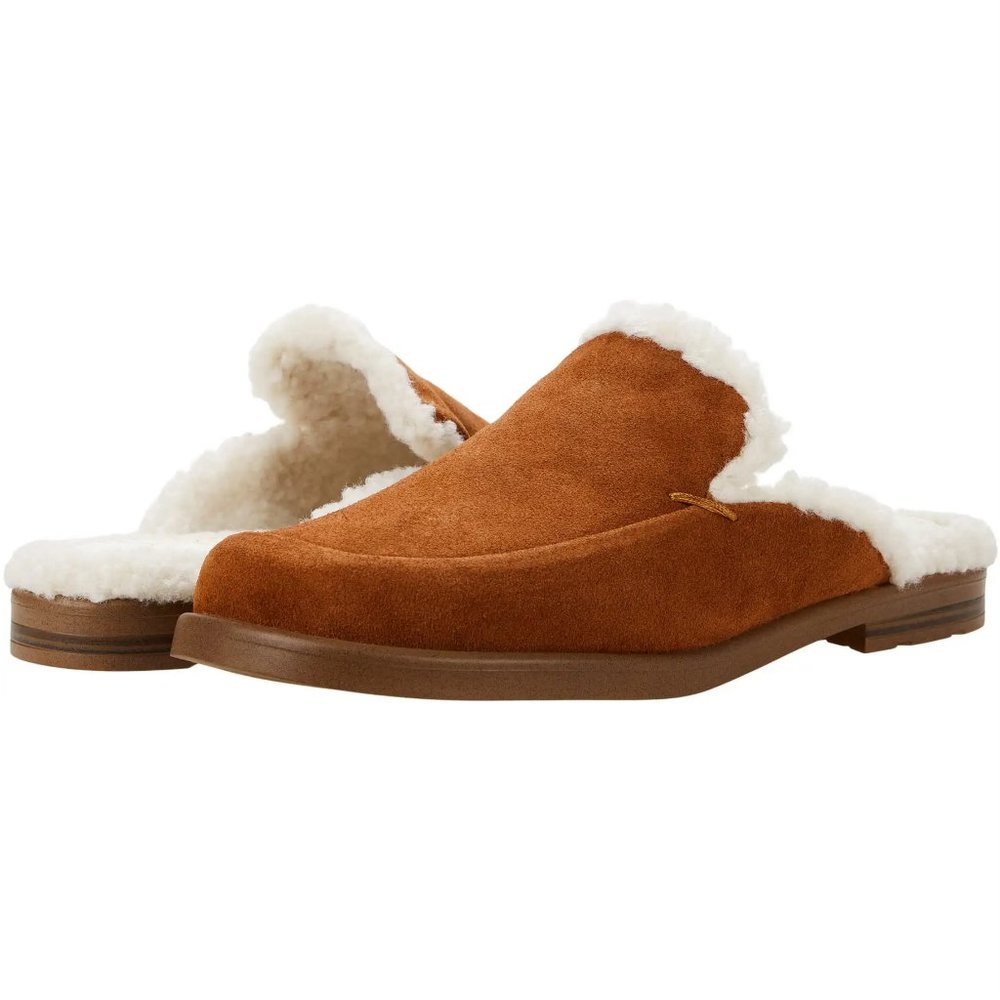 Franco Sarto Barris 2 Shearling Slip Ons Shoes Mules